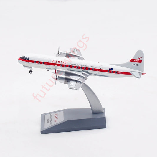 1:200 InFlight200 Qantas Airways Lockheed L-188 VH-ECA Aircraft Model With Stand