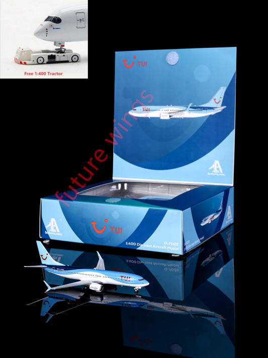 1:400 AeroPolaris HA7380004 TUI Airways Boeing 737-800 G-FDZS Aircraft Model+Free Tractor