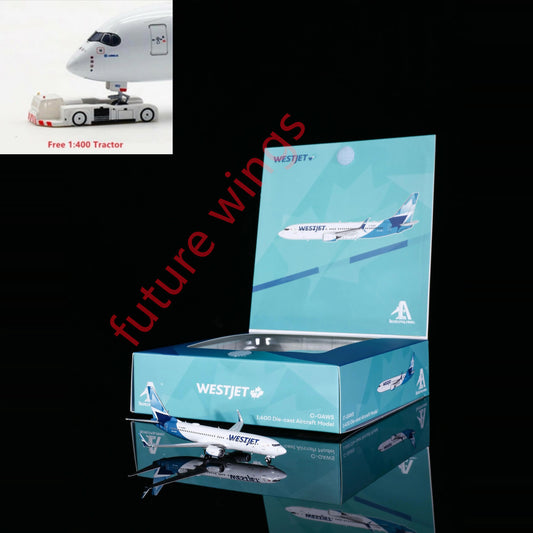 1:400 AeroPolaris HA7380003 WestJet Boeing 737-800 C-GAWS Aircraft Model+Free Tractor