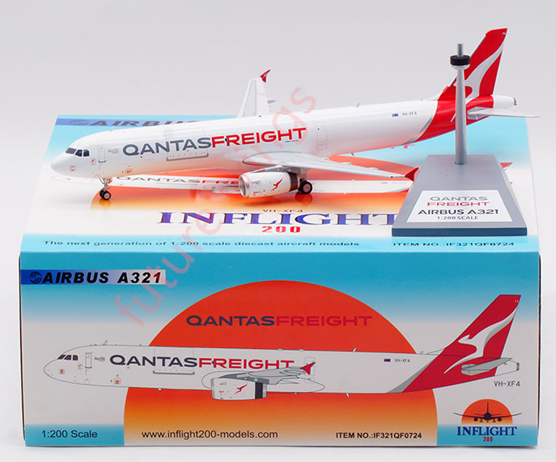 1:200 InFlight200 Qantas Freight Airbus A321 VH-XF4 Aircraft Model With Stand