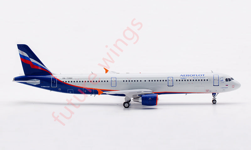 1:200 B-Models Aeroflot Airbus A321 RA-73160 Aircraft Model With Stand