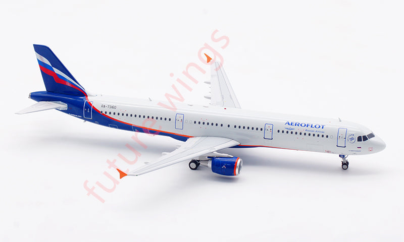 1:200 B-Models Aeroflot Airbus A321 RA-73160 Aircraft Model With Stand