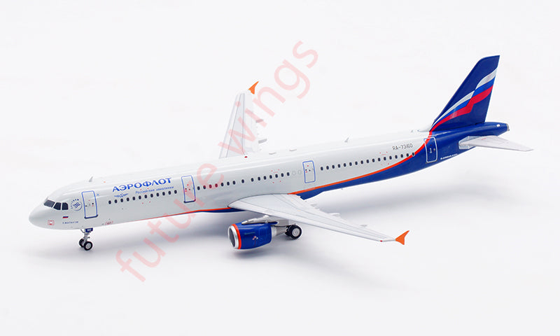 1:200 B-Models Aeroflot Airbus A321 RA-73160 Aircraft Model With Stand