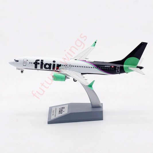 1:200 InFlight200 Flair B737-8MAX C-FLUJ Aircraft Model With Stand