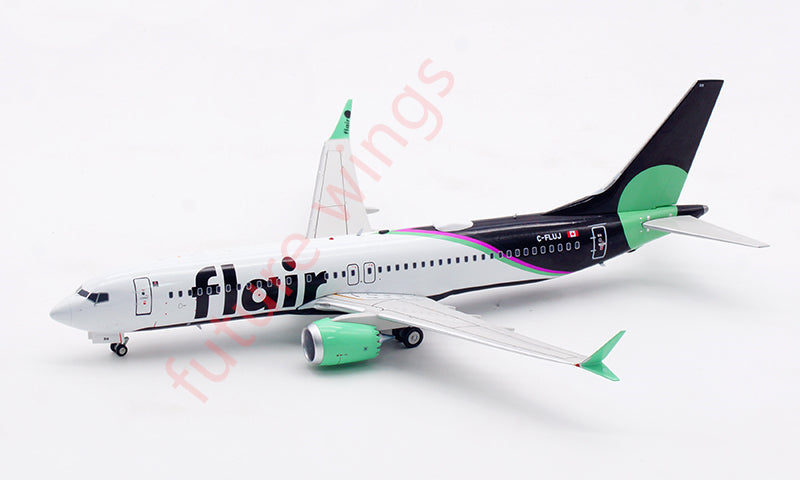 1:200 InFlight200 Flair B737-8MAX C-FLUJ Aircraft Model With Stand