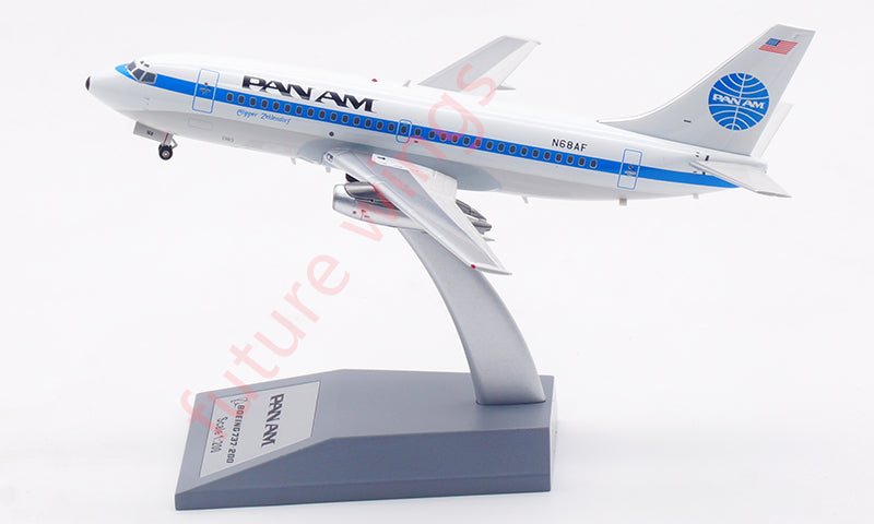 1:200 InFlight200 PAN AM B737-200 N68AF Aircraft Model With Stand