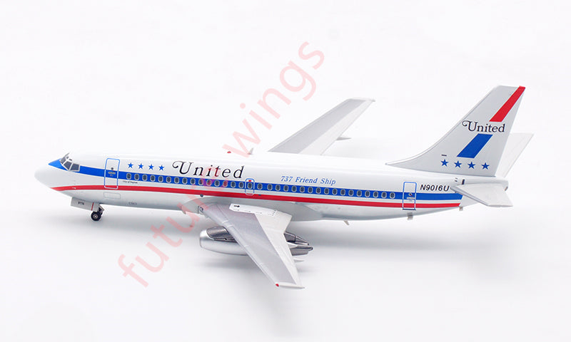 1:200 InFlight200 United Airlines B737-200 N9016U Aircraft Model With Stand