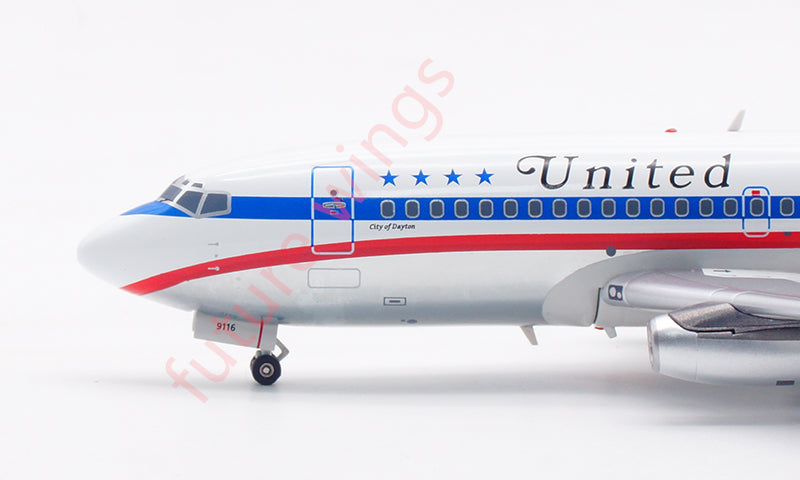 1:200 InFlight200 United Airlines B737-200 N9016U Aircraft Model With Stand