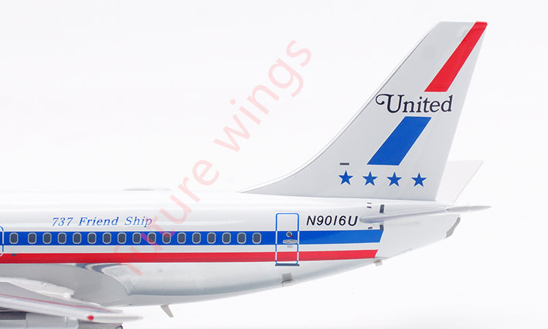 1:200 InFlight200 United Airlines B737-200 N9016U Aircraft Model With Stand