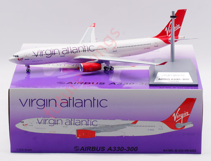 1:200 B-Models Virgin atlantic A330-300 G-VKSS Aircraft Model With Stand