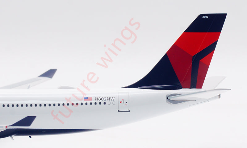 1:200 InFlight200 Delta Airlines A330-300 N802NW Aircraft Model With Stand