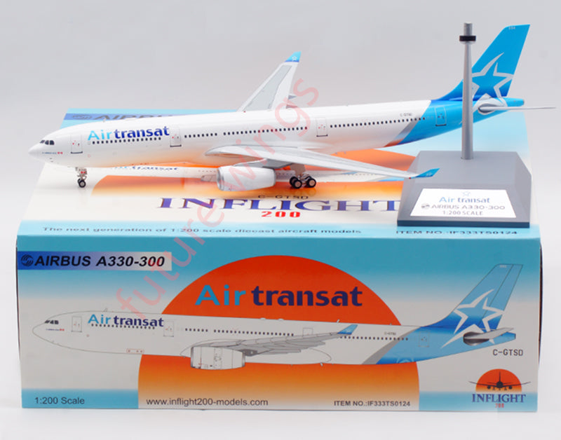 1:200 InFlight200 Air Transat A330-300 C-GTSD Aircraft Model With Stand