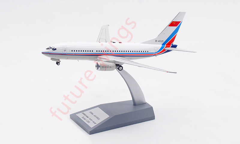 1:200 Aviation200 China Air Force B737-700 B-4025 Aircraft Model With Stand