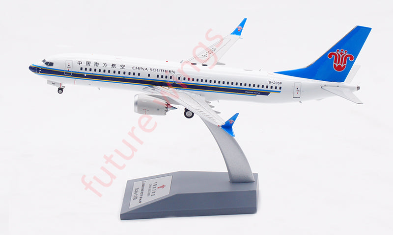 1:200 Aviation200 China Southern Airlines B737-8MAX B-205P Aircraft Model With Stand