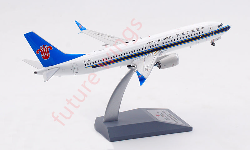 1:200 Aviation200 China Southern Airlines B737-8MAX B-205P Aircraft Model With Stand