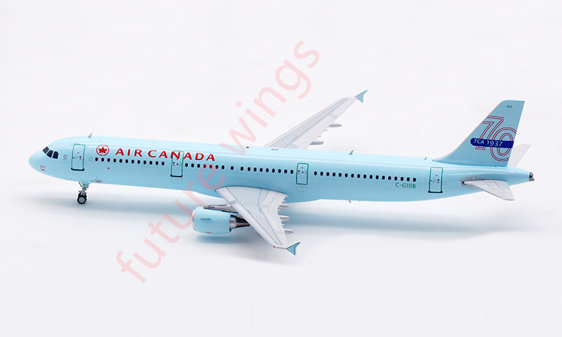 1:200 B-Models Air Canada A321 C-GIUB 70TH Aircraft Model With Stand