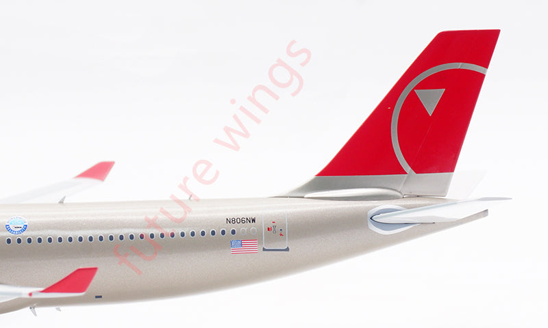 1:200 B-Models NWA Northwest Airlines A330-300 N806NW Aircraft Model With Stand