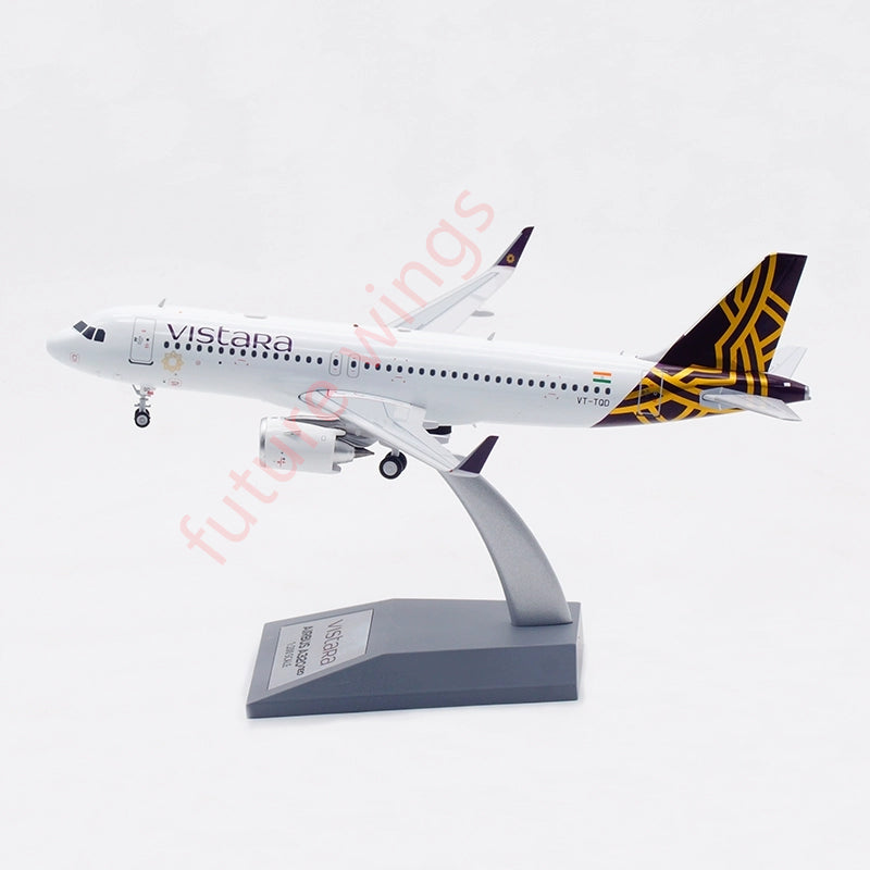 1:200 InFlight200 Vistara Airlines A320-200 VT-TQD Aircraft Model With Stand