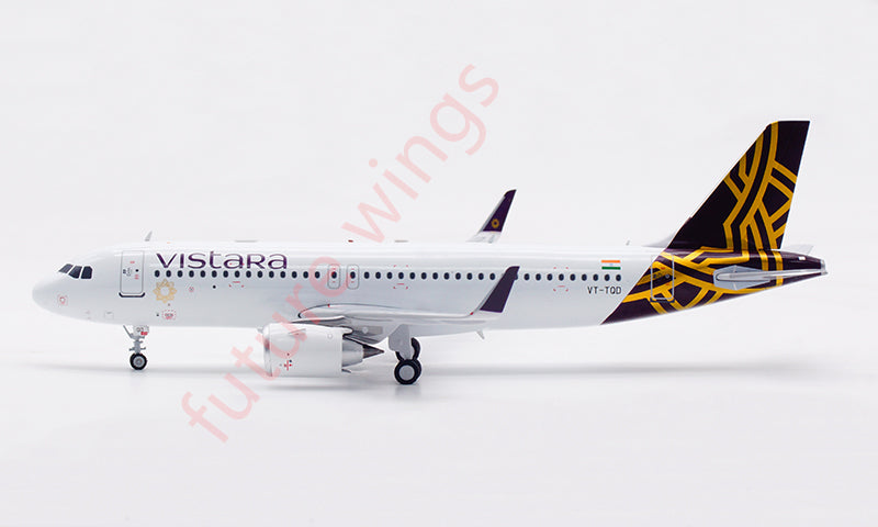 1:200 InFlight200 Vistara Airlines A320-200 VT-TQD Aircraft Model With Stand