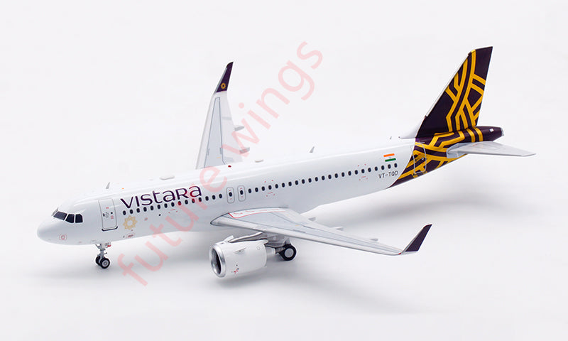 1:200 InFlight200 Vistara Airlines A320-200 VT-TQD Aircraft Model With Stand