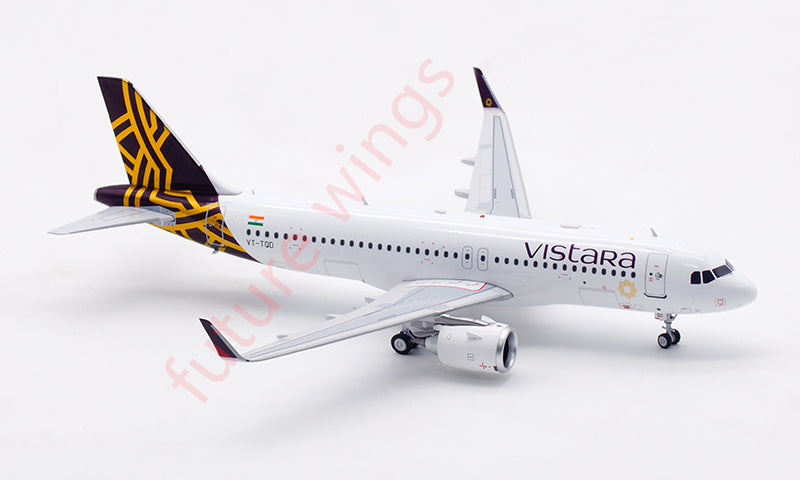 1:200 InFlight200 Vistara Airlines A320-200 VT-TQD Aircraft Model With Stand