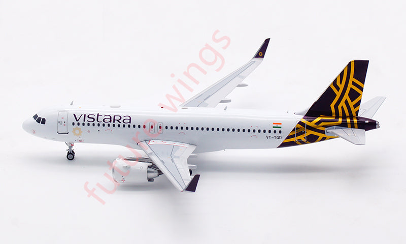 1:200 InFlight200 Vistara Airlines A320-200 VT-TQD Aircraft Model With Stand