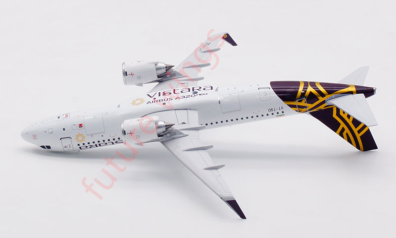 1:200 InFlight200 Vistara Airlines A320-200 VT-TQD Aircraft Model With Stand