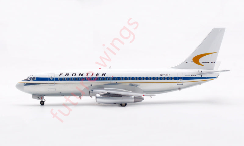 1:200 InFlight200 Frontier Airlines B737-200 N7381F Aircraft Model With Stand