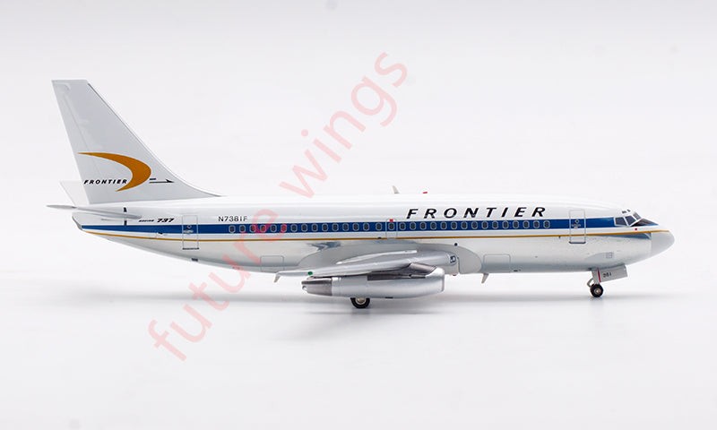 1:200 InFlight200 Frontier Airlines B737-200 N7381F Aircraft Model With Stand