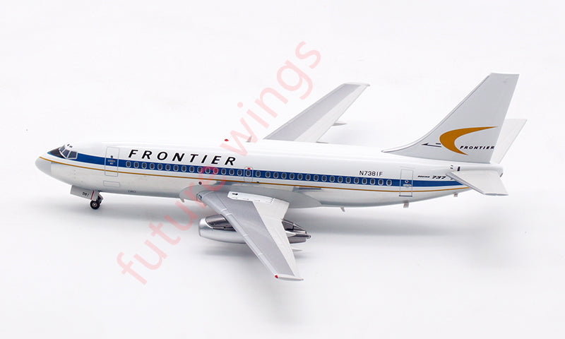 1:200 InFlight200 Frontier Airlines B737-200 N7381F Aircraft Model With Stand