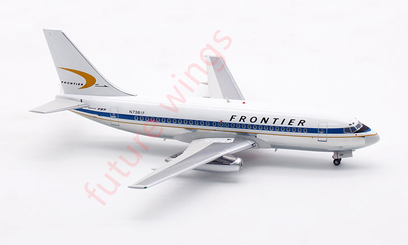 1:200 InFlight200 Frontier Airlines B737-200 N7381F Aircraft Model With Stand