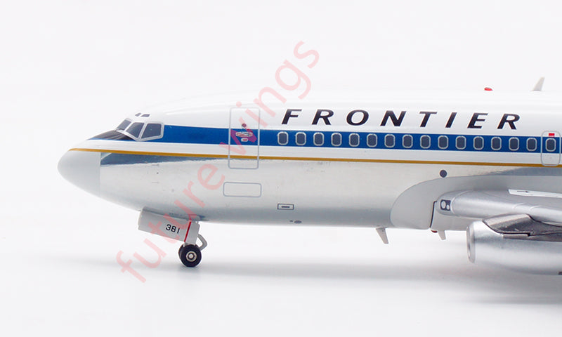 1:200 InFlight200 Frontier Airlines B737-200 N7381F Aircraft Model With Stand