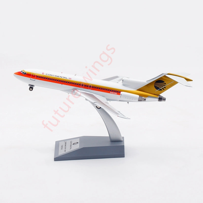 1:200 InFlight200 Continental Airlines B727-100 N40490 Aircraft Model With Stand