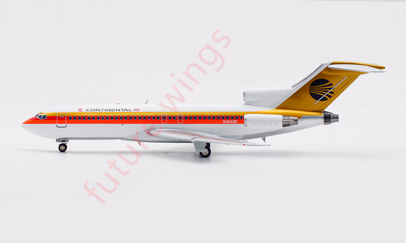 1:200 InFlight200 Continental Airlines B727-100 N40490 Aircraft Model With Stand