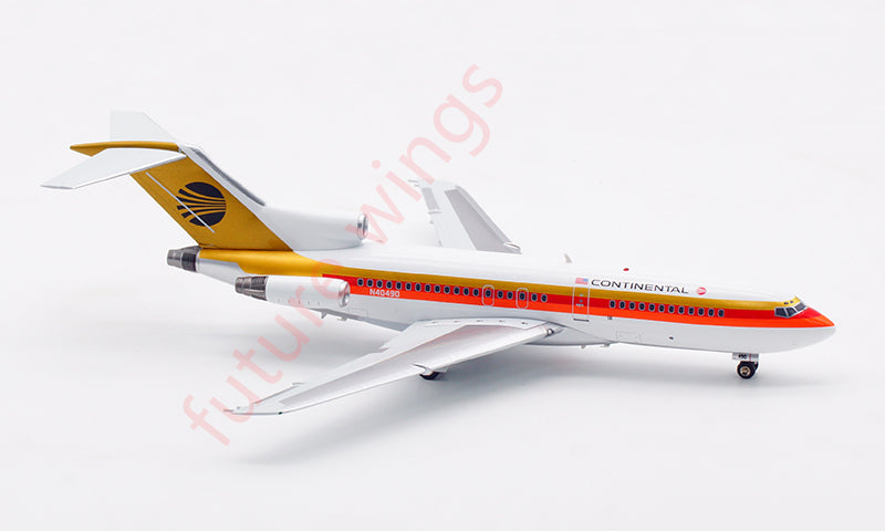 1:200 InFlight200 Continental Airlines B727-100 N40490 Aircraft Model With Stand