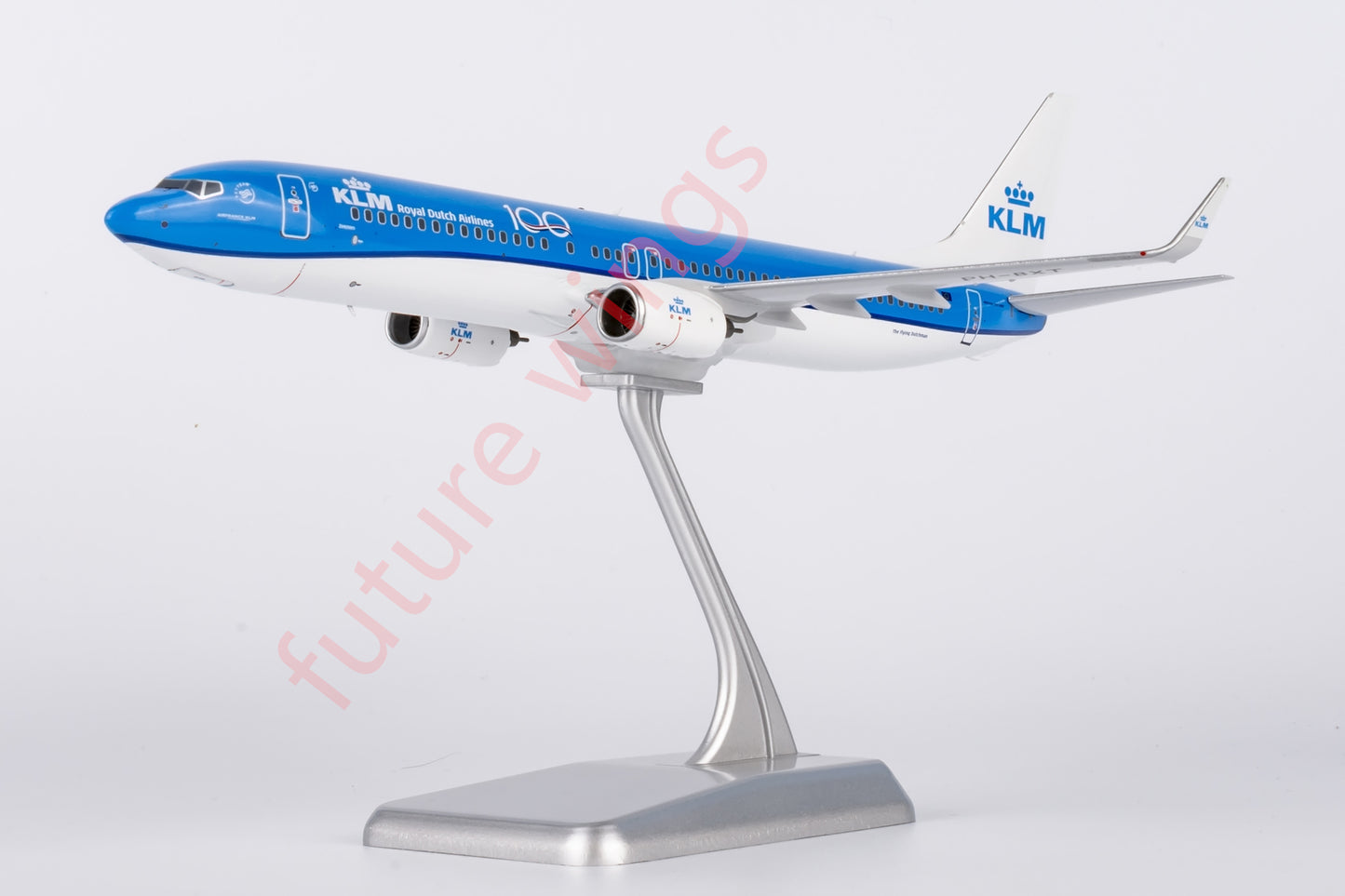 1:200 NG Models NG09007 KLM B737-900 PH-BXT “100Years” Aircraft Model With Stand