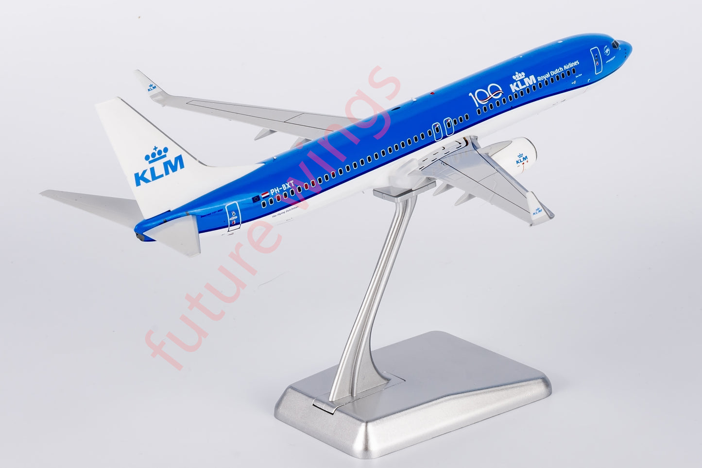 1:200 NG Models NG09007 KLM B737-900 PH-BXT “100Years” Aircraft Model With Stand