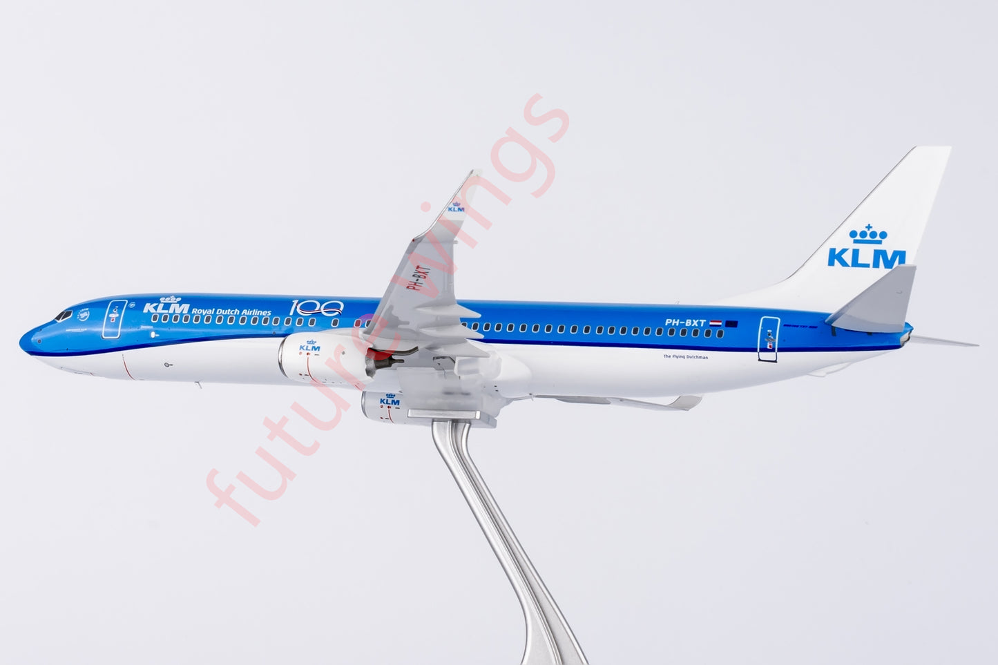 1:200 NG Models NG09007 KLM B737-900 PH-BXT “100Years” Aircraft Model With Stand