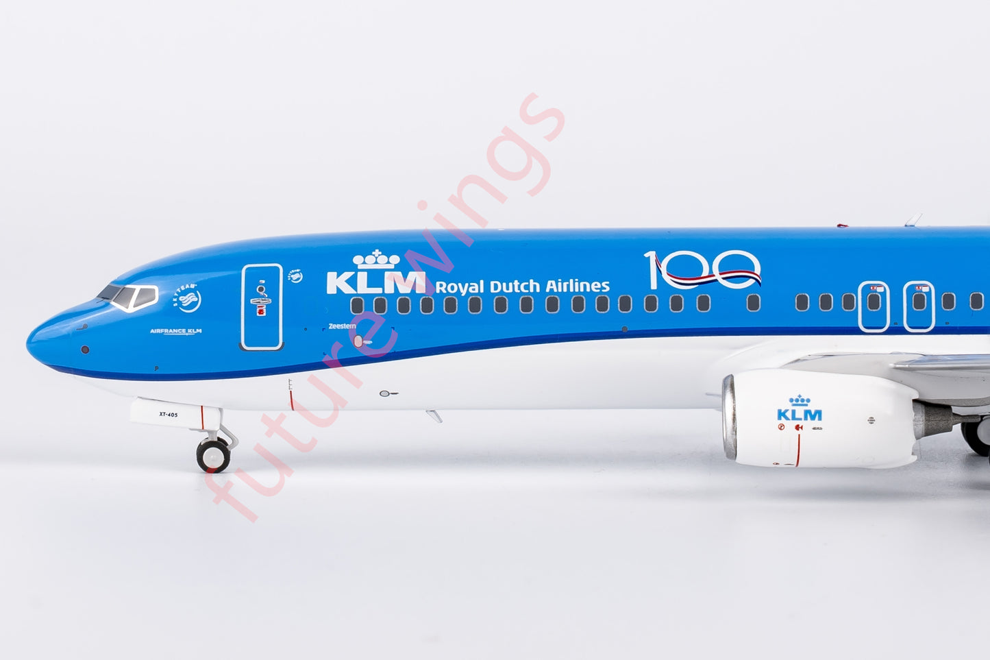 1:200 NG Models NG09007 KLM B737-900 PH-BXT “100Years” Aircraft Model With Stand