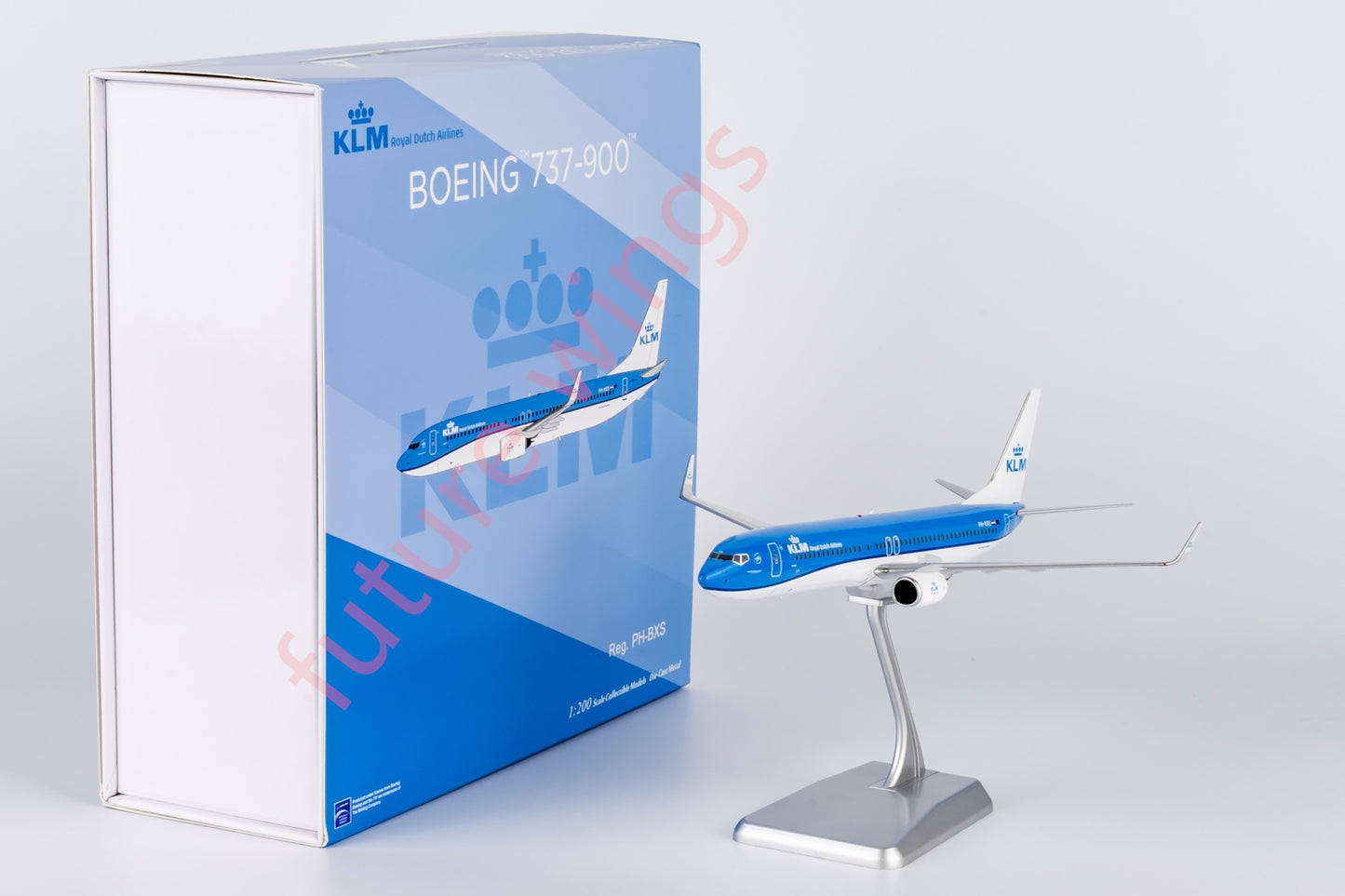 1:200 NG Models NG09001 KLM B737-900 PH-BXS Aircraft Model With Stand