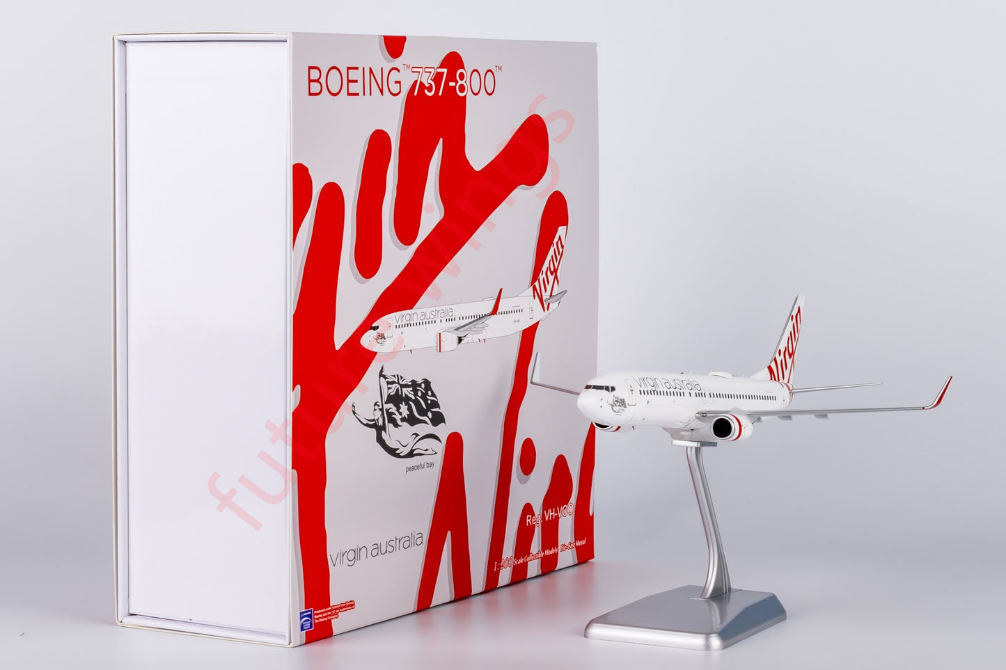 1:200 NG Models NG08017 Virgin Australia B737-800 VH-VOO Aircraft Model With Stand