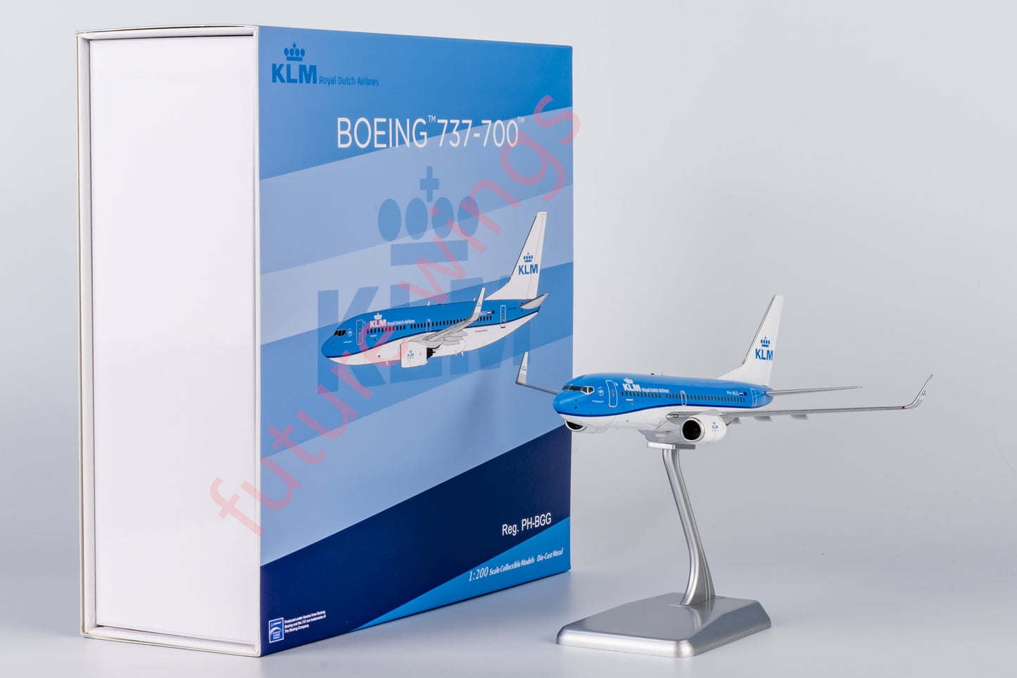 1:200 NG Models NG05007 KLM B737-700 PH-BGG Aircraft Model