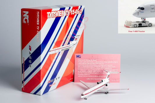 1:400 NG Models NG54012 Air Koryo Tupolev TU-154B P-551 Aircraft Model+Free Tractor