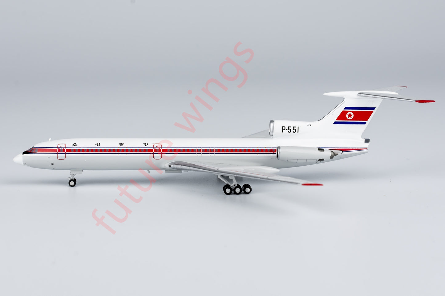 1:400 NG Models NG54012 Air Koryo Tupolev TU-154B P-551 Aircraft Model+Free Tractor