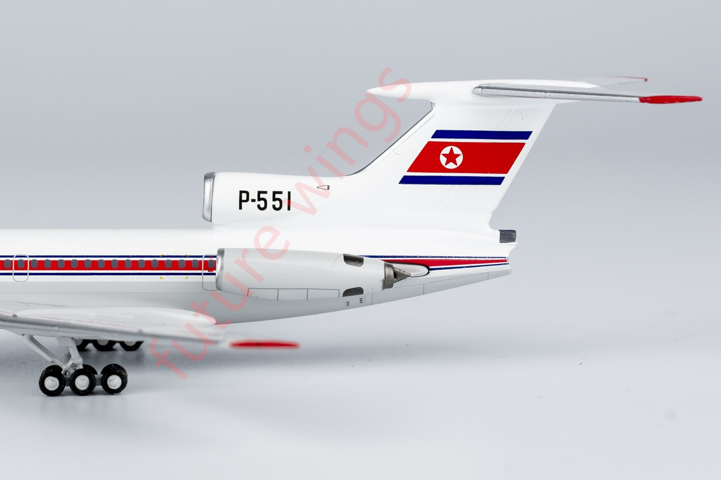 1:400 NG Models NG54012 Air Koryo Tupolev TU-154B P-551 Aircraft Model+Free Tractor