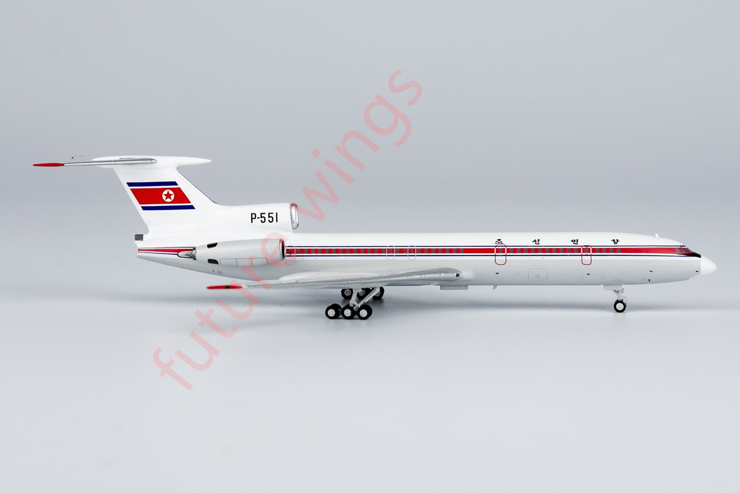 1:400 NG Models NG54012 Air Koryo Tupolev TU-154B P-551 Aircraft Model+Free Tractor