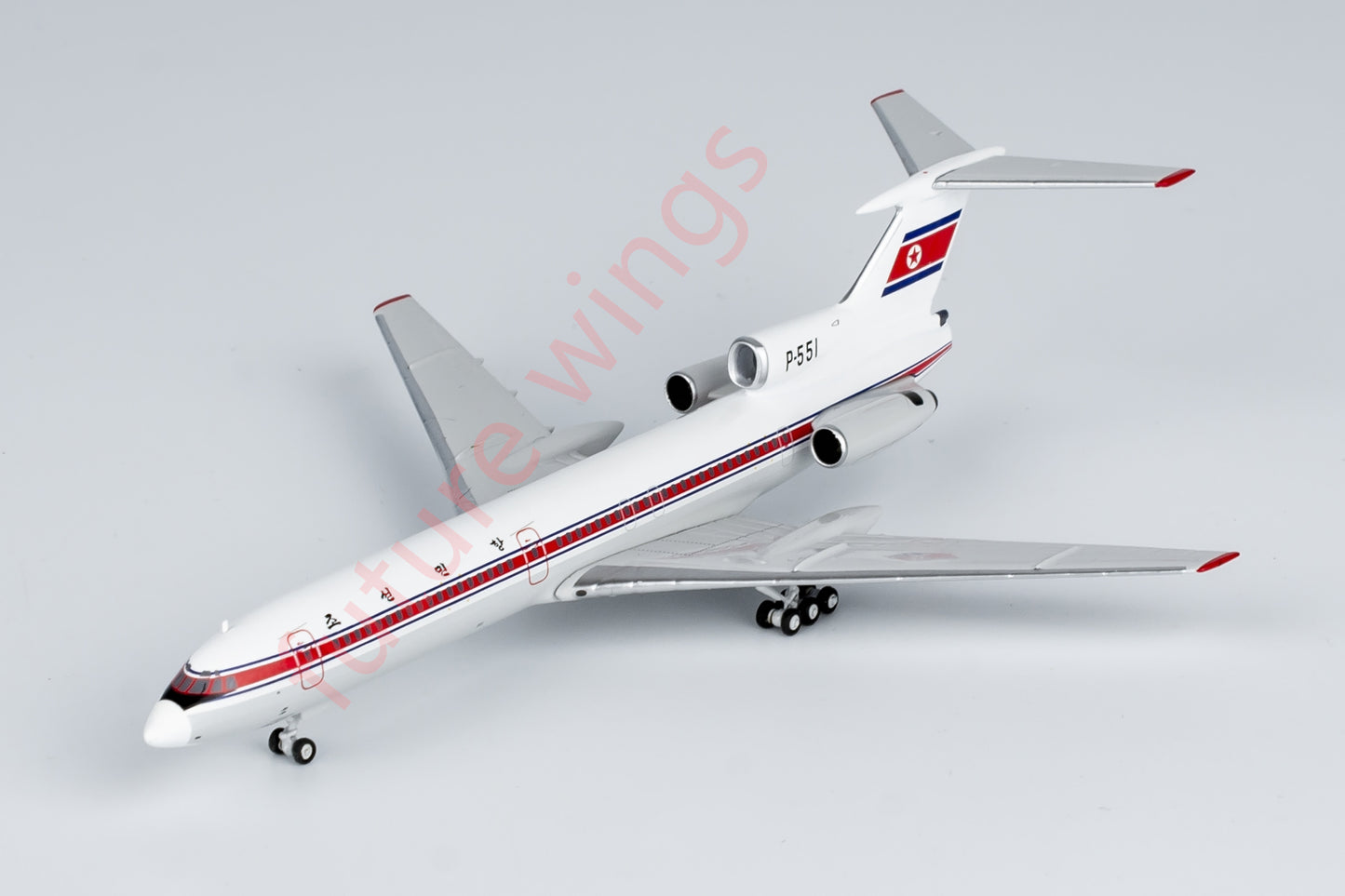 1:400 NG Models NG54012 Air Koryo Tupolev TU-154B P-551 Aircraft Model+Free Tractor