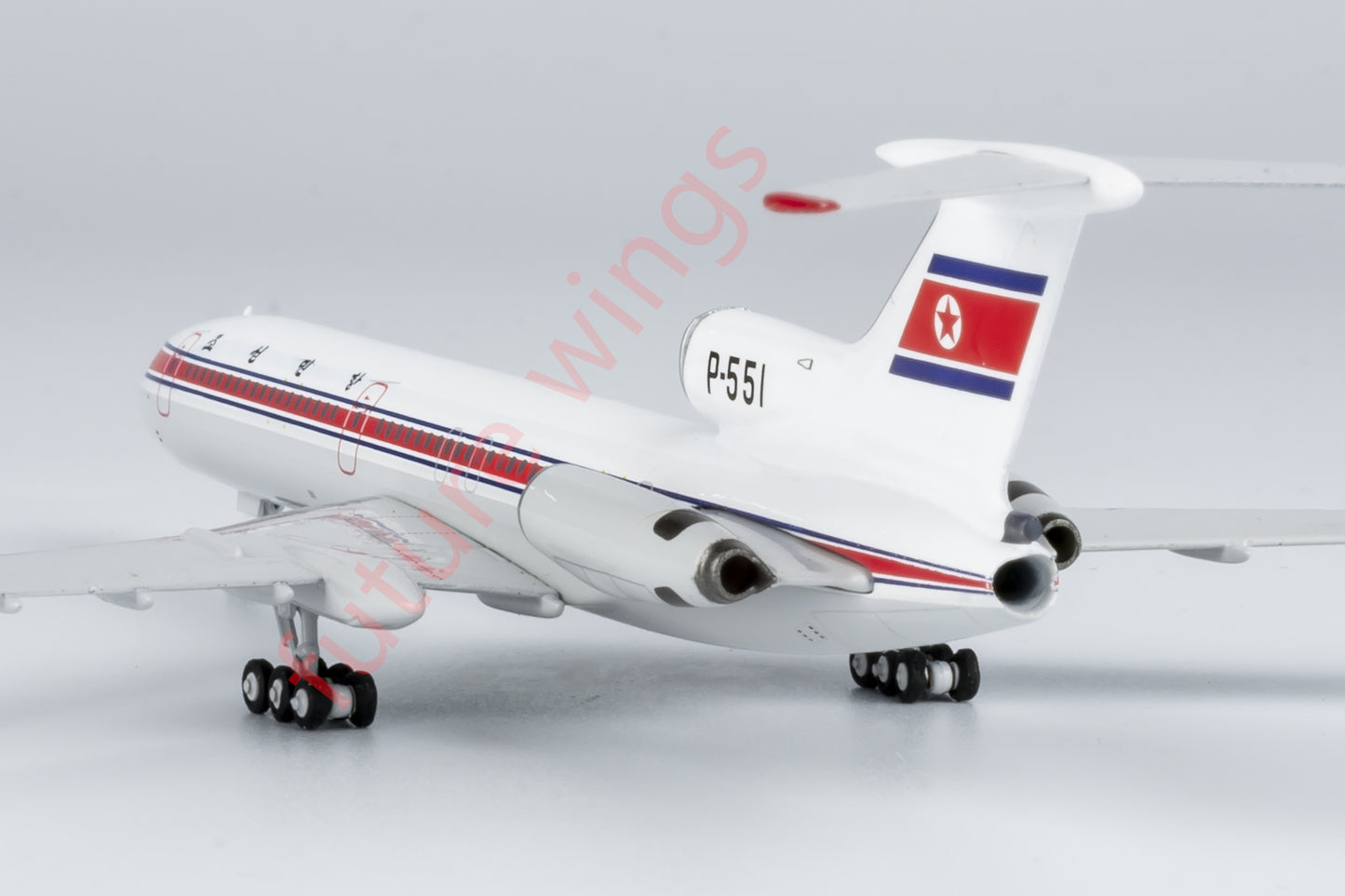 1:400 NG Models NG54012 Air Koryo Tupolev TU-154B P-551 Aircraft Model+Free Tractor