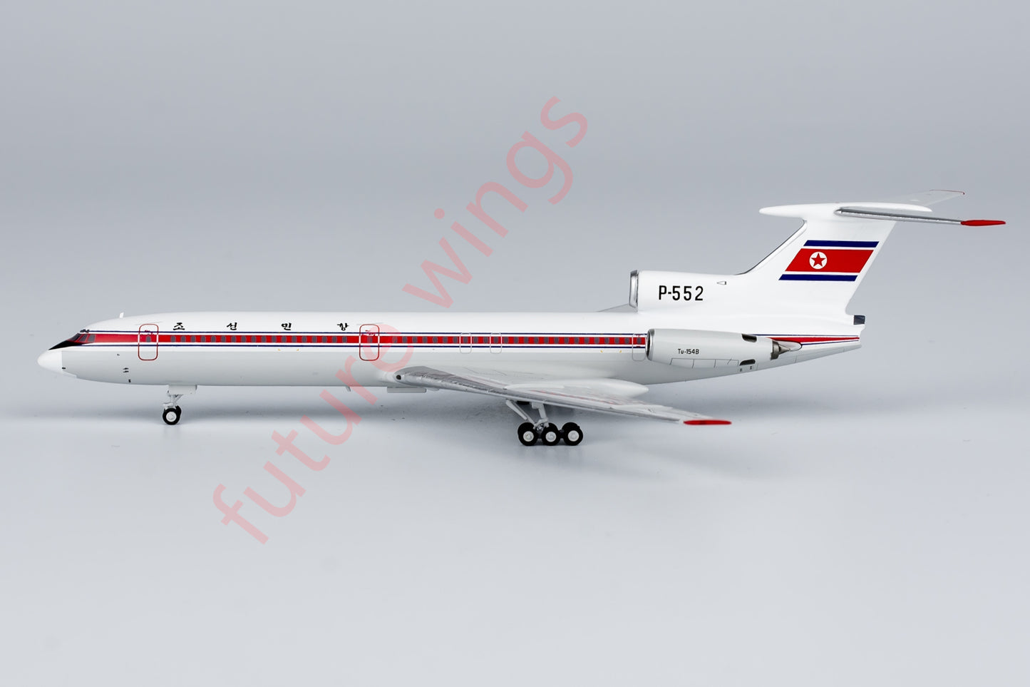 1:400 NG Models NG54011 Air Koryo Tupolev TU-154B P-552 Aircraft Model+Free Tractor