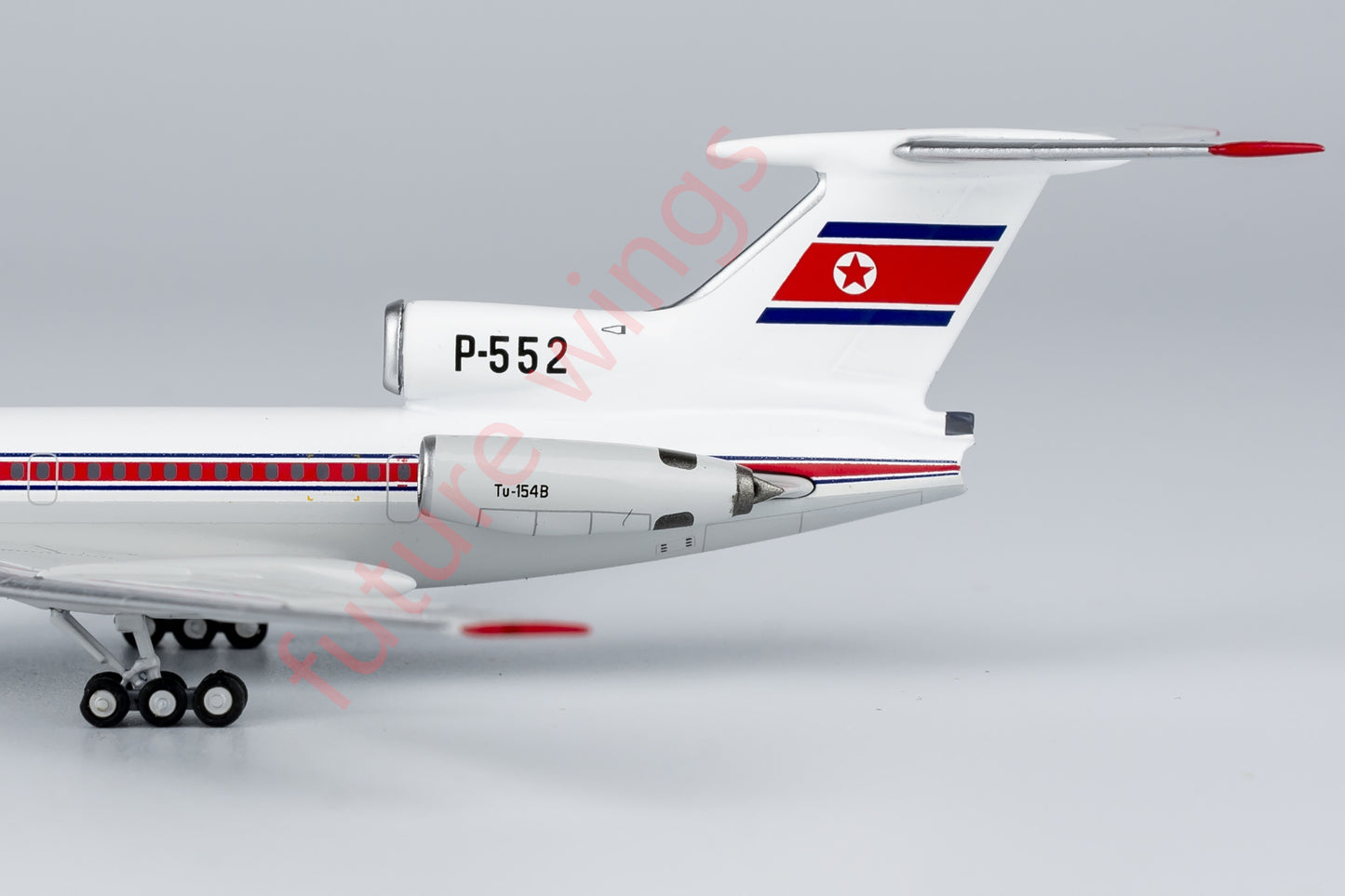 1:400 NG Models NG54011 Air Koryo Tupolev TU-154B P-552 Aircraft Model+Free Tractor